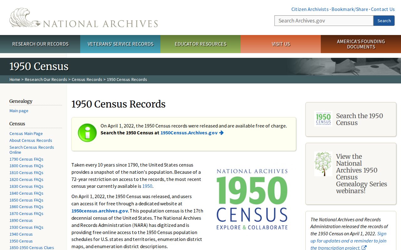 Trotwood city directory household research with the National Archives 1950 Census